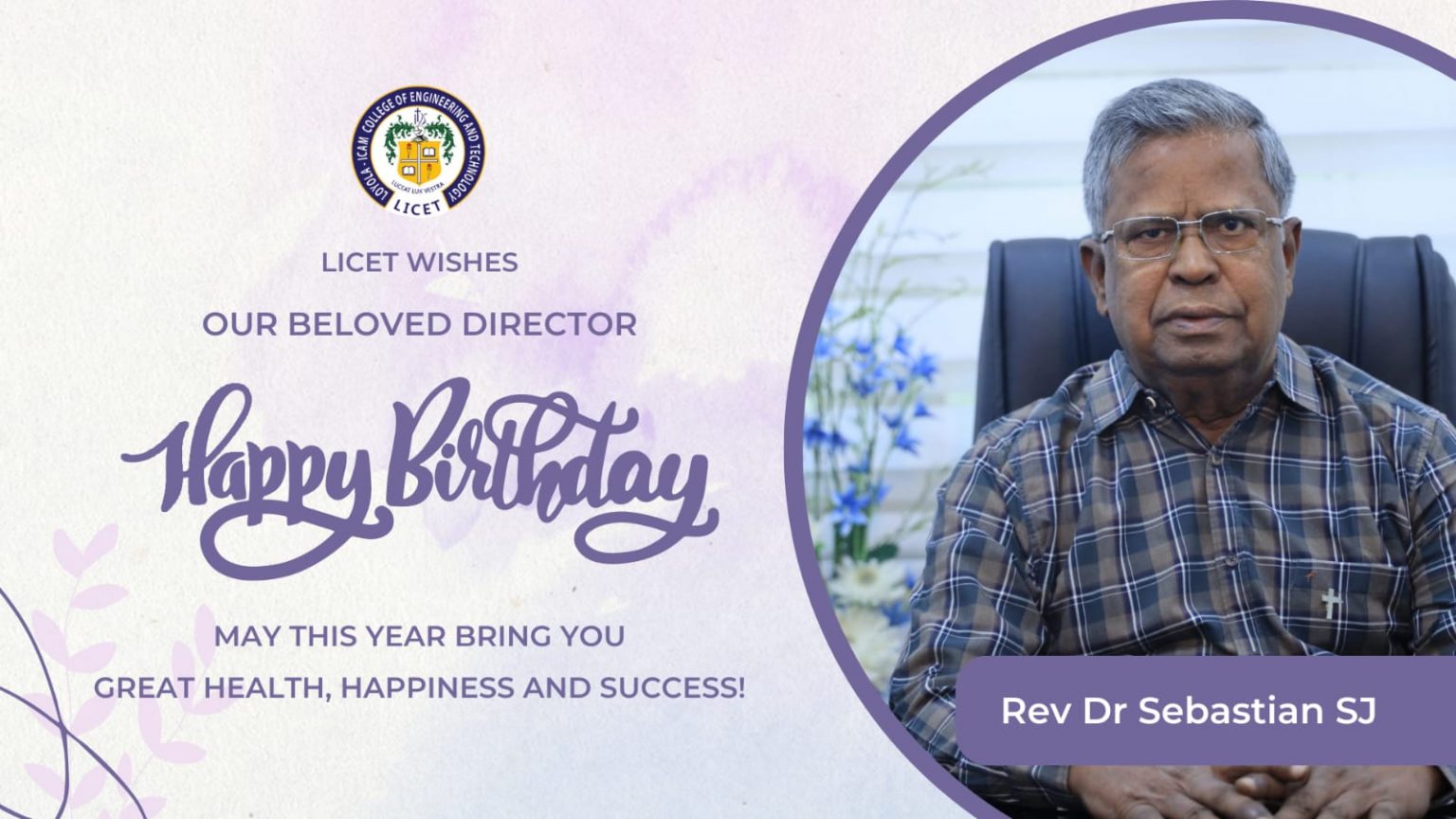 Birthday wishes to our Director! – LICET